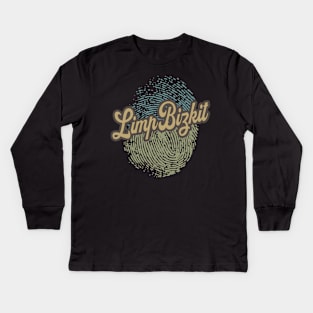 Limp Bizkit Fingerprint Kids Long Sleeve T-Shirt